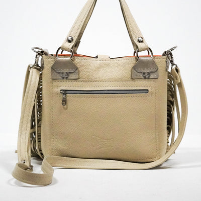 Swift - Embossed Skulls w/ Bone Leather-Swift-Western-Cowhide-Bags-Handmade-Products-Gifts-Dancing Cactus Designs
