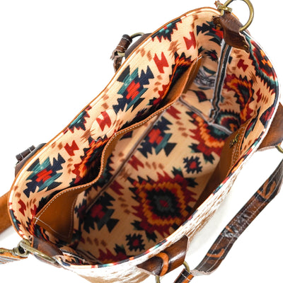 Taylor - Longhorn w/ No Embossed-Taylor-Western-Cowhide-Bags-Handmade-Products-Gifts-Dancing Cactus Designs