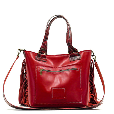 Taylor - Speckled Longhorn w/ Burgundy Skulls-Taylor-Western-Cowhide-Bags-Handmade-Products-Gifts-Dancing Cactus Designs