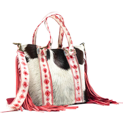Taylor - Tricolor w/ Great Plains Navajo-Taylor-Western-Cowhide-Bags-Handmade-Products-Gifts-Dancing Cactus Designs