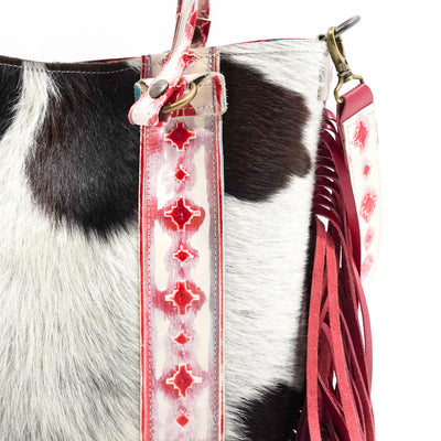 Taylor - Tricolor w/ Great Plains Navajo-Taylor-Western-Cowhide-Bags-Handmade-Products-Gifts-Dancing Cactus Designs