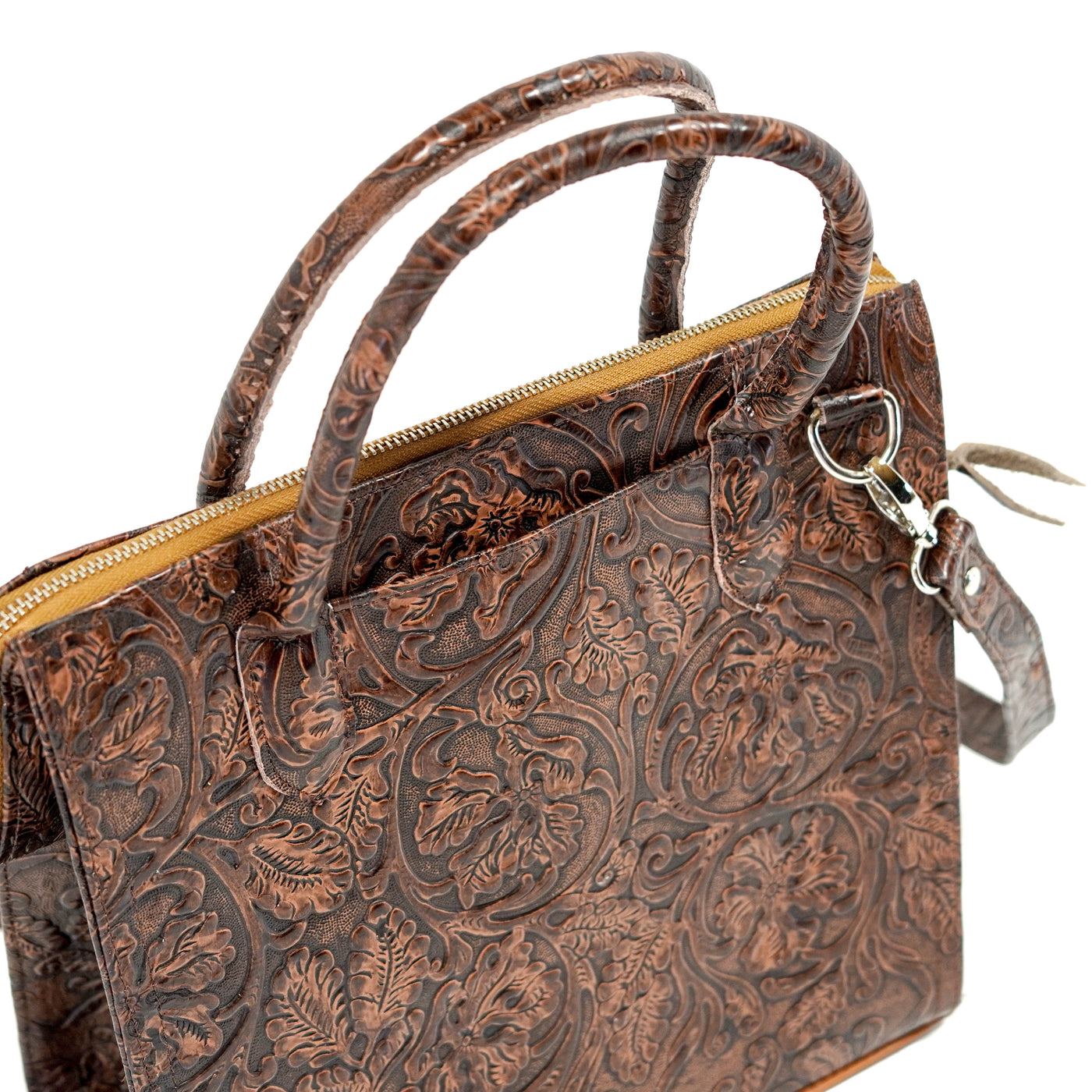 The Opry - All Embossed w/ Cowboy Tool-The Opry-Western-Cowhide-Bags-Handmade-Products-Gifts-Dancing Cactus Designs