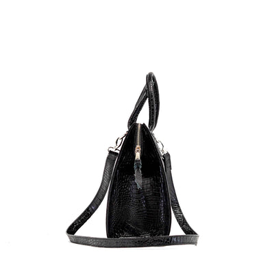The Opry - All Embossed w/ Onyx Croc-The Opry-Western-Cowhide-Bags-Handmade-Products-Gifts-Dancing Cactus Designs