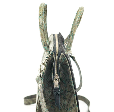 The Opry - Black & White w/ Turquoise Autumn-The Opry-Western-Cowhide-Bags-Handmade-Products-Gifts-Dancing Cactus Designs
