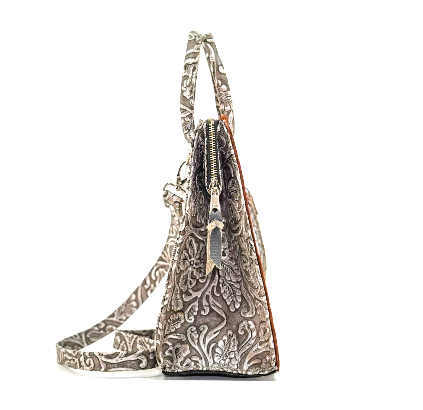 The Opry - Longhorn w/ Silver tool-The Opry-Western-Cowhide-Bags-Handmade-Products-Gifts-Dancing Cactus Designs