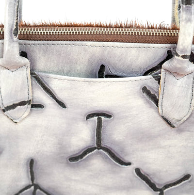 The Opry - Longhorn w/ Smoke Show Brands-The Opry-Western-Cowhide-Bags-Handmade-Products-Gifts-Dancing Cactus Designs