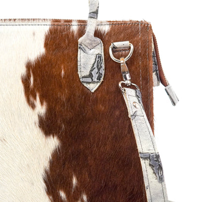 The Opry - Longhorn w/ Smoke Show Skulls-The Opry-Western-Cowhide-Bags-Handmade-Products-Gifts-Dancing Cactus Designs