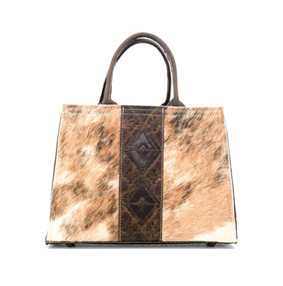 The Ranch Hand - Brindle w/ Walnut Navajo-The Ranch Hand-Western-Cowhide-Bags-Handmade-Products-Gifts-Dancing Cactus Designs