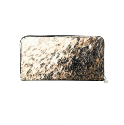 The Stage Coach Wallet - Brindle w/ No Embossed-The Stage Coach Wallet-Western-Cowhide-Bags-Handmade-Products-Gifts-Dancing Cactus Designs