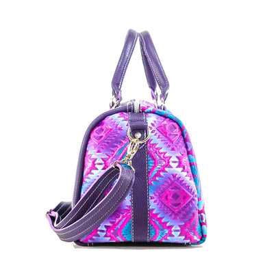 The Stowaway Classic - All Embossed w/ Rio Aztec-The Stowaway Classic-Western-Cowhide-Bags-Handmade-Products-Gifts-Dancing Cactus Designs