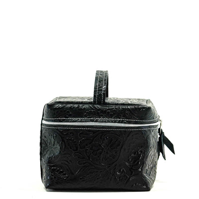 Train Station - All Embossed w/ Onyx Tool-Train Station-Western-Cowhide-Bags-Handmade-Products-Gifts-Dancing Cactus Designs