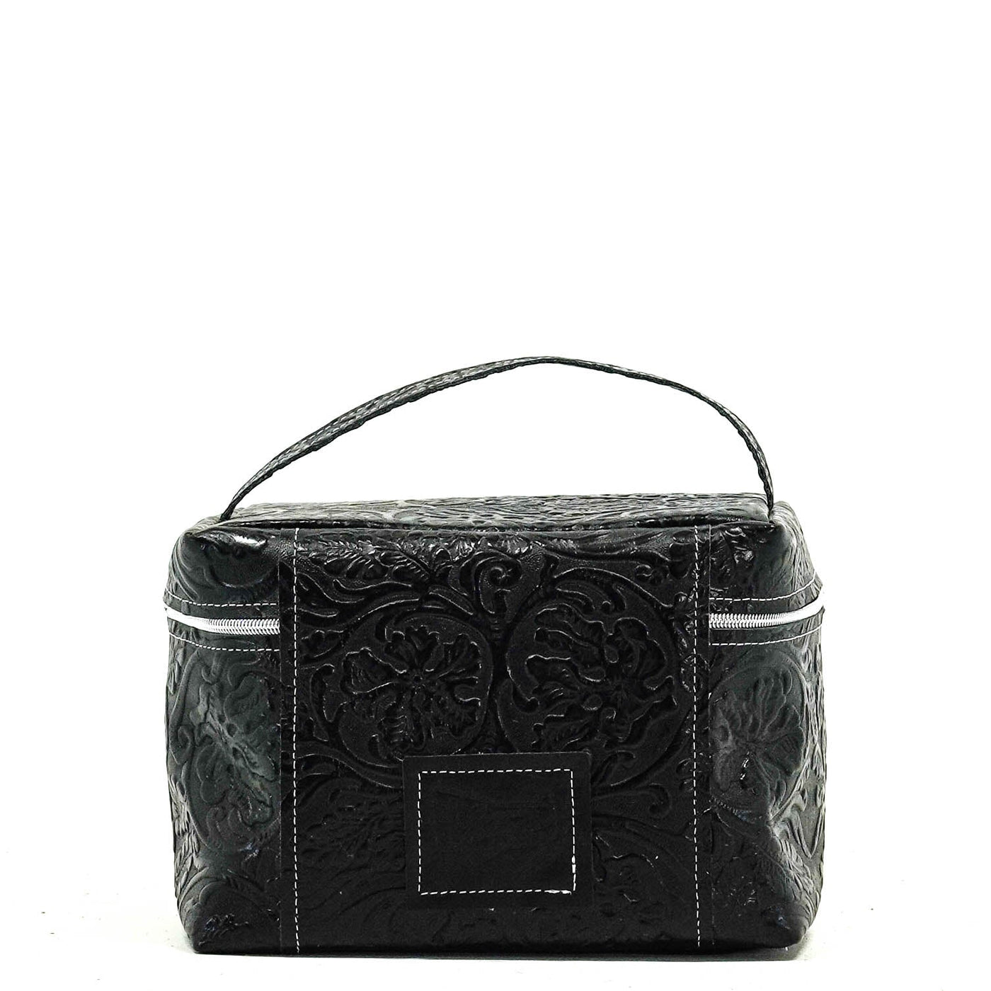 Train Station - All Embossed w/ Onyx Tool-Train Station-Western-Cowhide-Bags-Handmade-Products-Gifts-Dancing Cactus Designs