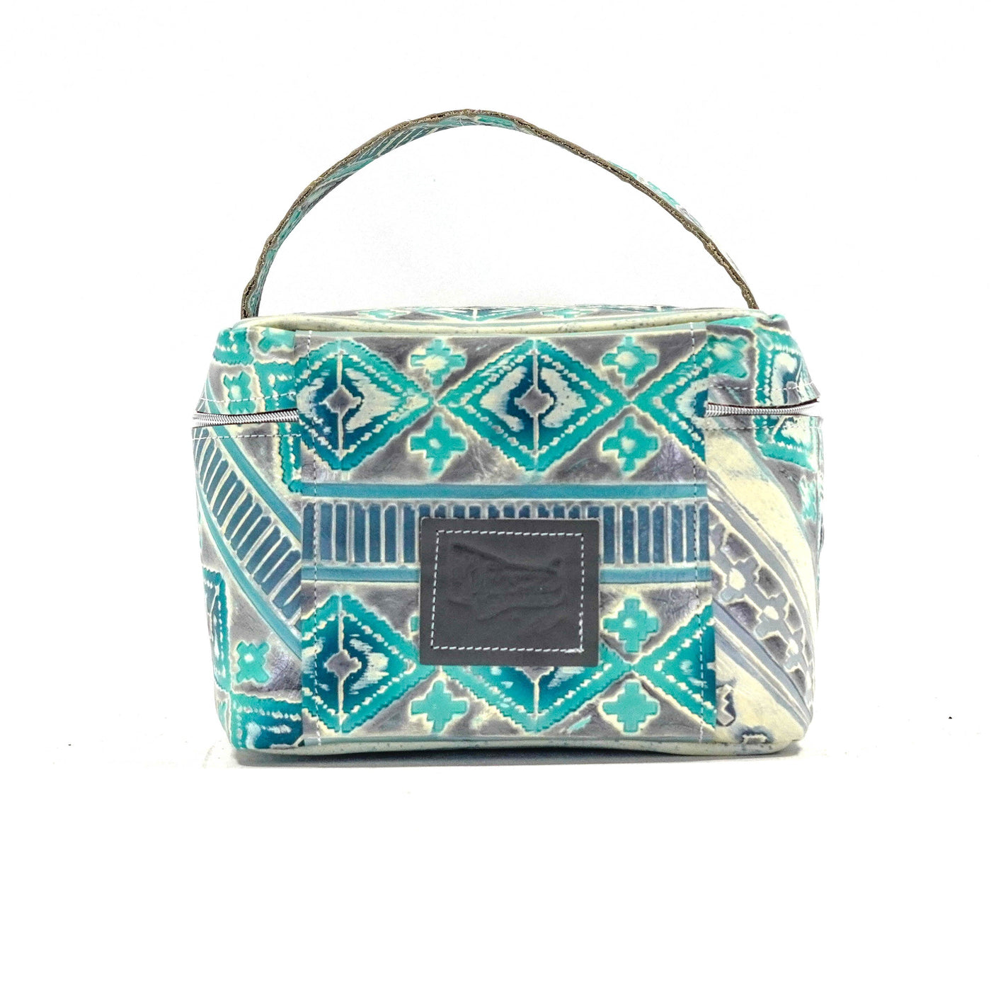 Train Station - All Embossed w/ Royston Navajo-Train Station-Western-Cowhide-Bags-Handmade-Products-Gifts-Dancing Cactus Designs