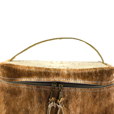 Train Station - Brindle w/ Ivory Croc-Train Station-Western-Cowhide-Bags-Handmade-Products-Gifts-Dancing Cactus Designs