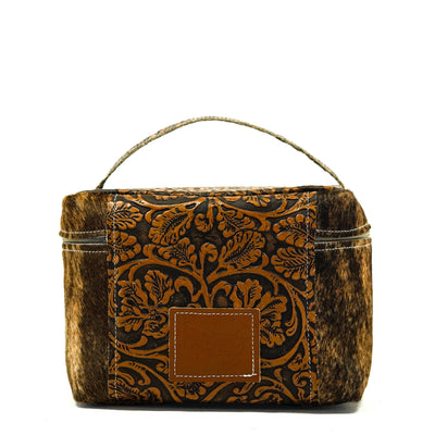Train Station - Dapple w/ Honey Tool-Train Station-Western-Cowhide-Bags-Handmade-Products-Gifts-Dancing Cactus Designs