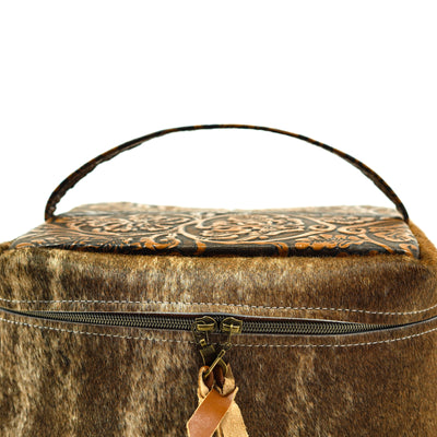 Train Station - Dapple w/ Honey Tool-Train Station-Western-Cowhide-Bags-Handmade-Products-Gifts-Dancing Cactus Designs