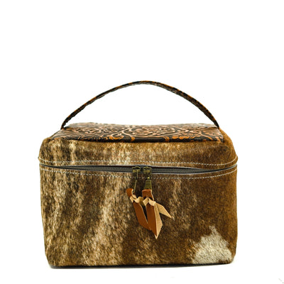 Train Station - Dapple w/ Honey Tool-Train Station-Western-Cowhide-Bags-Handmade-Products-Gifts-Dancing Cactus Designs