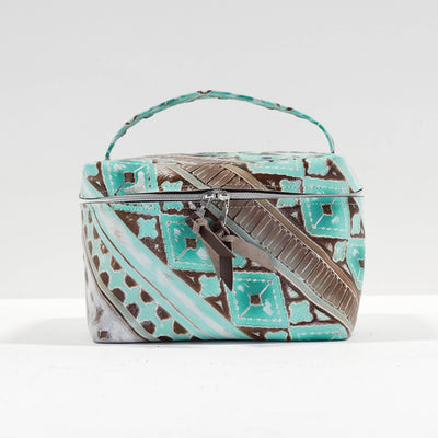 Train Station - No Hide w/ Bora Bora Navajo-Train Station-Western-Cowhide-Bags-Handmade-Products-Gifts-Dancing Cactus Designs