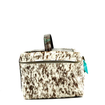 Train Station - Speckled Longhorn w/ Mint Chocolate Skulls-Train Station-Western-Cowhide-Bags-Handmade-Products-Gifts-Dancing Cactus Designs