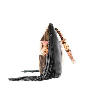 Trisha - Brindle w/ Moab Aztec-Trisha-Western-Cowhide-Bags-Handmade-Products-Gifts-Dancing Cactus Designs