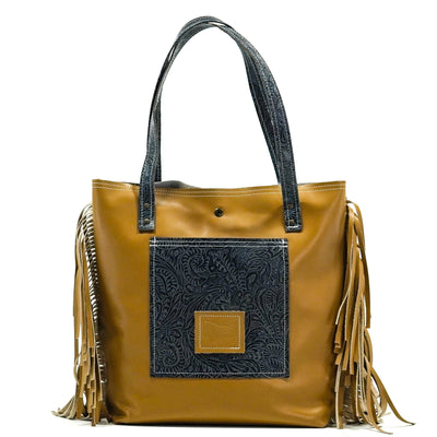 Trisha - Brindle w/ No Embossed-Trisha-Western-Cowhide-Bags-Handmade-Products-Gifts-Dancing Cactus Designs
