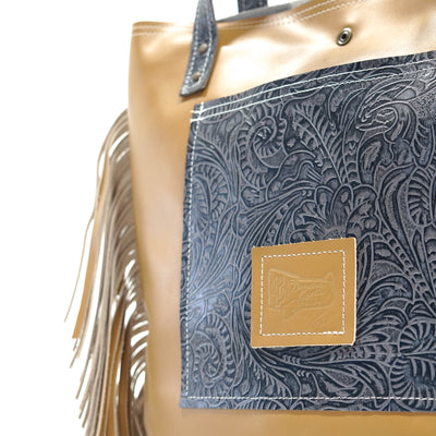 Trisha - Brindle w/ No Embossed-Trisha-Western-Cowhide-Bags-Handmade-Products-Gifts-Dancing Cactus Designs