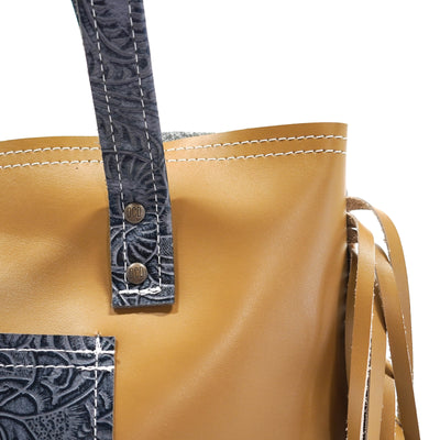 Trisha - Brindle w/ No Embossed-Trisha-Western-Cowhide-Bags-Handmade-Products-Gifts-Dancing Cactus Designs