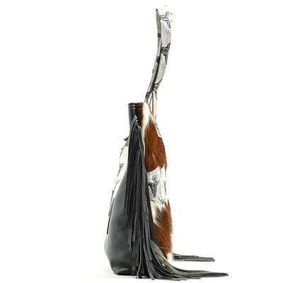 Trisha - Dapple w/ Smoke Show Skulls-Trisha-Western-Cowhide-Bags-Handmade-Products-Gifts-Dancing Cactus Designs