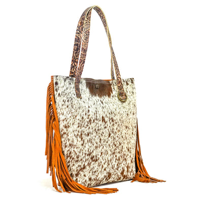 Trisha - Longhorn w/ No Embossed-Trisha-Western-Cowhide-Bags-Handmade-Products-Gifts-Dancing Cactus Designs