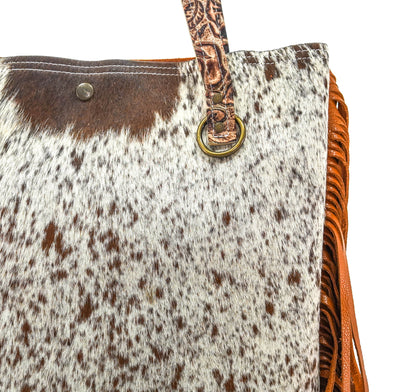 Trisha - Longhorn w/ No Embossed-Trisha-Western-Cowhide-Bags-Handmade-Products-Gifts-Dancing Cactus Designs