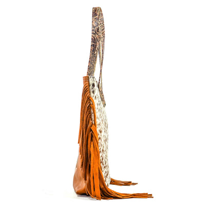 Trisha - Longhorn w/ No Embossed-Trisha-Western-Cowhide-Bags-Handmade-Products-Gifts-Dancing Cactus Designs