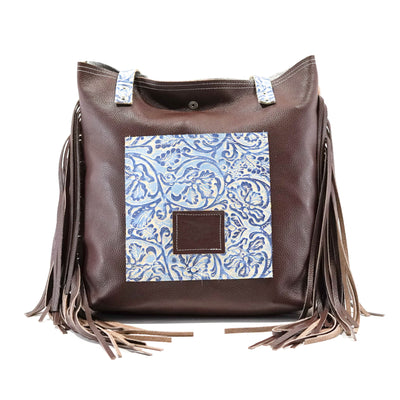 Trisha - Tricolor w/ Galaxy Tool-Trisha-Western-Cowhide-Bags-Handmade-Products-Gifts-Dancing Cactus Designs