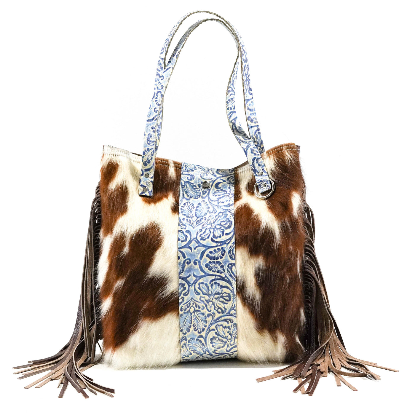 Trisha - Tricolor w/ Galaxy Tool-Trisha-Western-Cowhide-Bags-Handmade-Products-Gifts-Dancing Cactus Designs
