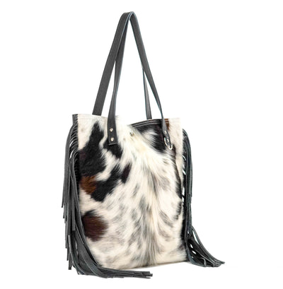 Trisha - Tricolor w/ No Embossed-Trisha-Western-Cowhide-Bags-Handmade-Products-Gifts-Dancing Cactus Designs
