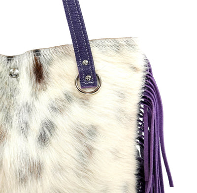 Trisha - Tricolor w/ No Embossed-Trisha-Western-Cowhide-Bags-Handmade-Products-Gifts-Dancing Cactus Designs