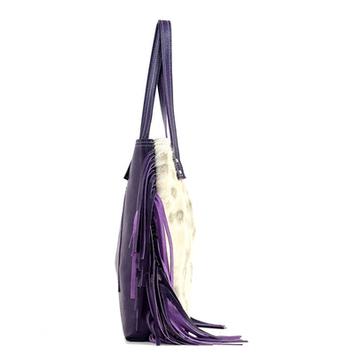 Trisha - Tricolor w/ No Embossed-Trisha-Western-Cowhide-Bags-Handmade-Products-Gifts-Dancing Cactus Designs