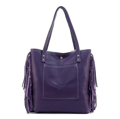 Trisha - Tricolor w/ No Embossed-Trisha-Western-Cowhide-Bags-Handmade-Products-Gifts-Dancing Cactus Designs