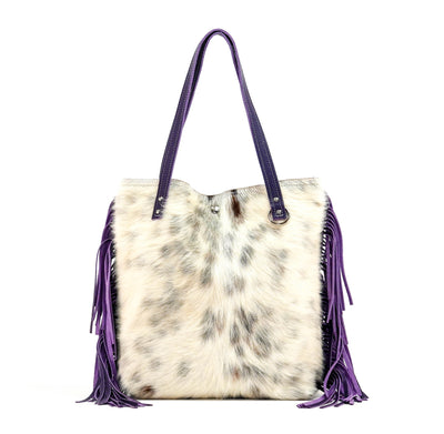 Trisha - Tricolor w/ No Embossed-Trisha-Western-Cowhide-Bags-Handmade-Products-Gifts-Dancing Cactus Designs