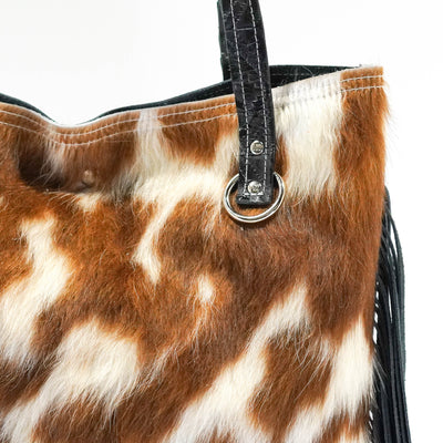 Trisha - Tricolor w/ Onyx Navajo-Trisha-Western-Cowhide-Bags-Handmade-Products-Gifts-Dancing Cactus Designs