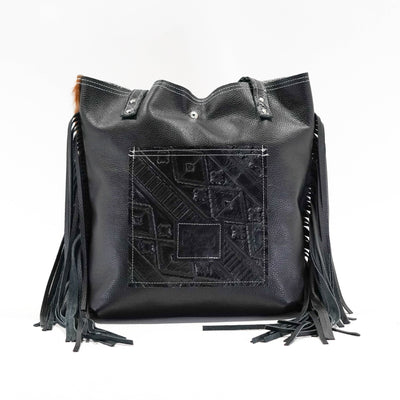Trisha - Tricolor w/ Onyx Navajo-Trisha-Western-Cowhide-Bags-Handmade-Products-Gifts-Dancing Cactus Designs