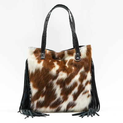 Trisha - Tricolor w/ Onyx Navajo-Trisha-Western-Cowhide-Bags-Handmade-Products-Gifts-Dancing Cactus Designs