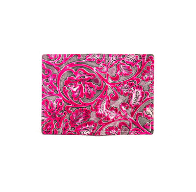 Waylon Wallet - All Embossed w/ Cowgirl Tool-Waylon Wallet-Western-Cowhide-Bags-Handmade-Products-Gifts-Dancing Cactus Designs