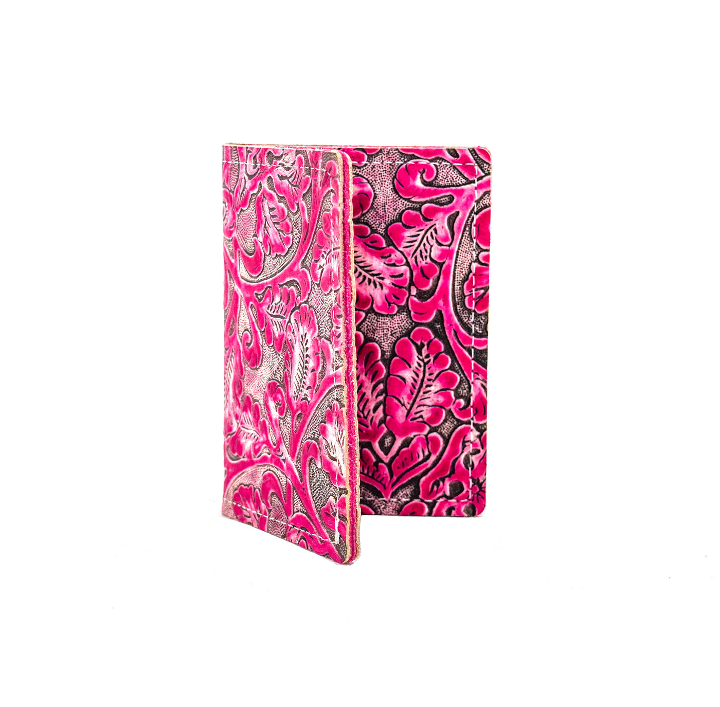 Waylon Wallet - All Embossed w/ Cowgirl Tool-Waylon Wallet-Western-Cowhide-Bags-Handmade-Products-Gifts-Dancing Cactus Designs