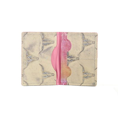 Waylon Wallet - All Embossed w/ Ghost Skulls-Waylon Wallet-Western-Cowhide-Bags-Handmade-Products-Gifts-Dancing Cactus Designs