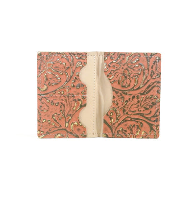 Waylon Wallet - All Embossed w/ Grapefruit Tool-Waylon Wallet-Western-Cowhide-Bags-Handmade-Products-Gifts-Dancing Cactus Designs