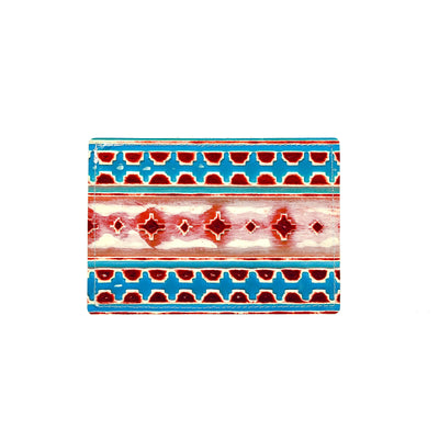 Waylon Wallet - All Embossed w/ Great Plains Navajo-Waylon Wallet-Western-Cowhide-Bags-Handmade-Products-Gifts-Dancing Cactus Designs
