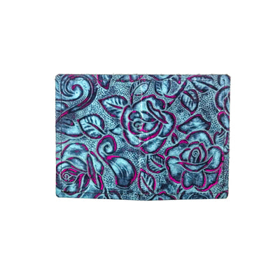 Waylon Wallet - All Embossed w/ Rio Roses-Waylon Wallet-Western-Cowhide-Bags-Handmade-Products-Gifts-Dancing Cactus Designs