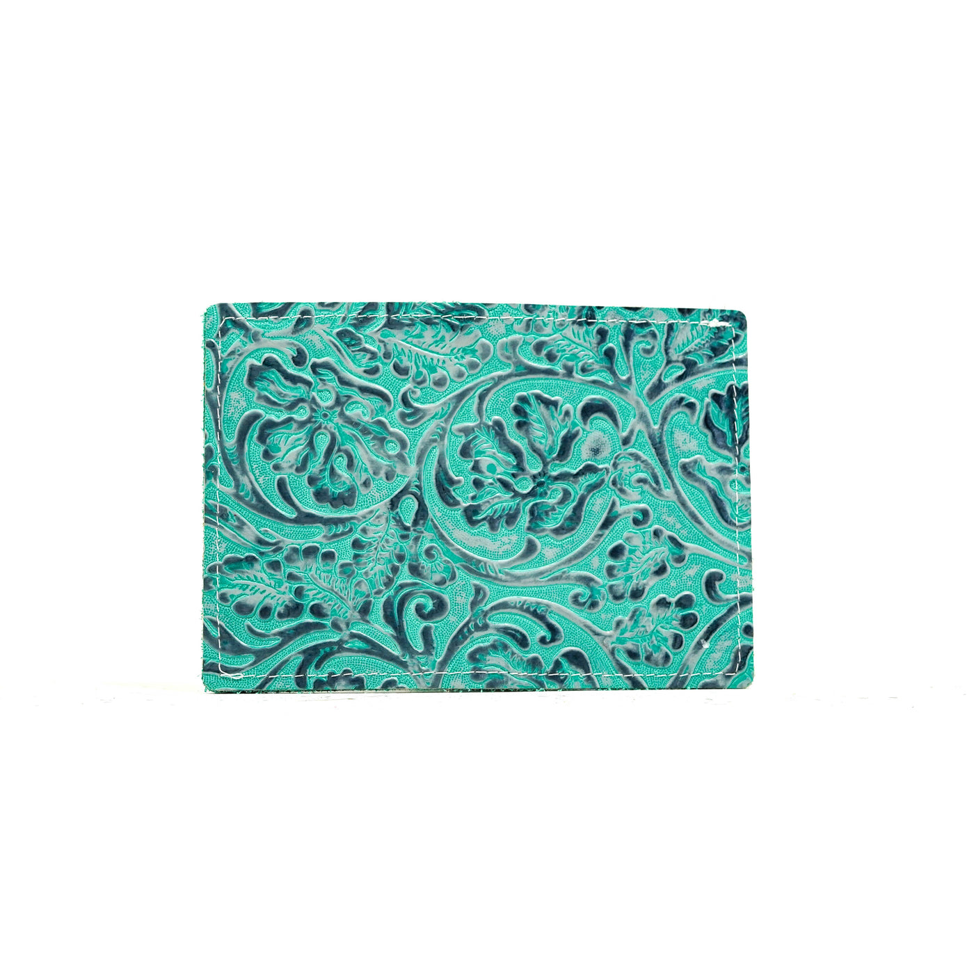 Waylon Wallet - All Embossed w/ Royston Tool-Waylon Wallet-Western-Cowhide-Bags-Handmade-Products-Gifts-Dancing Cactus Designs