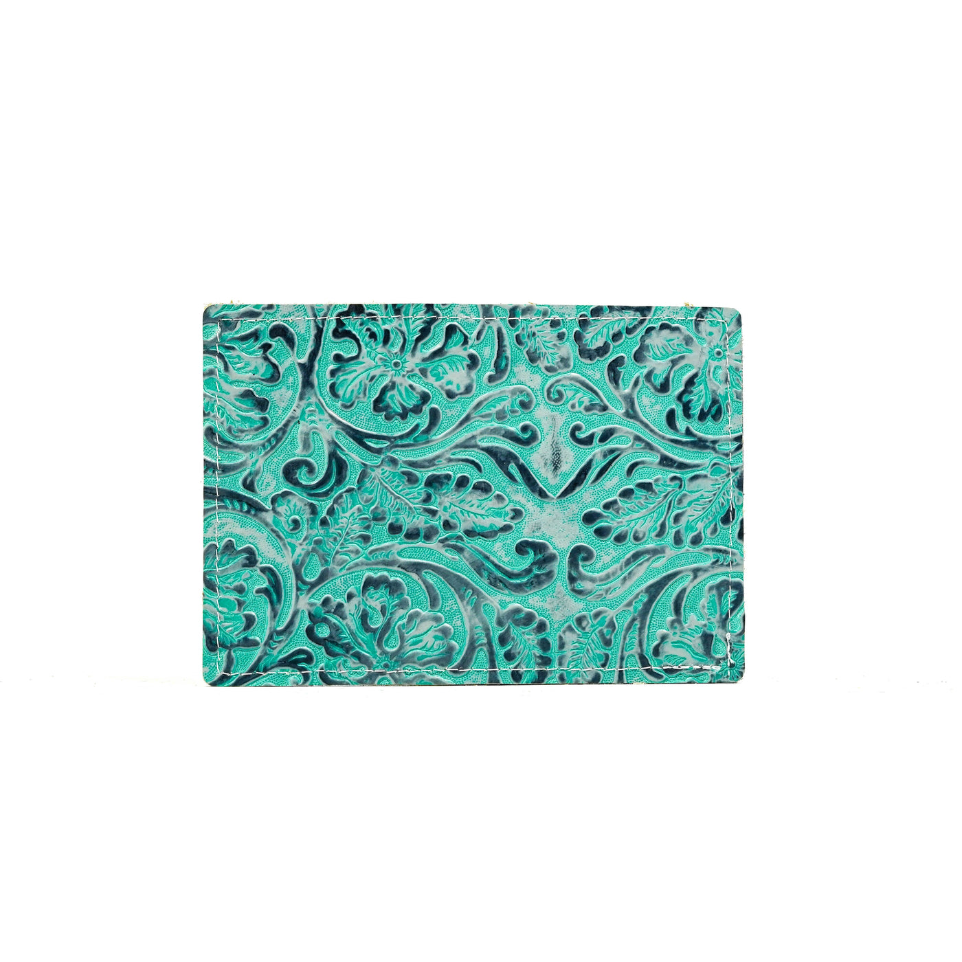 Waylon Wallet - All Embossed w/ Royston Tool-Waylon Wallet-Western-Cowhide-Bags-Handmade-Products-Gifts-Dancing Cactus Designs