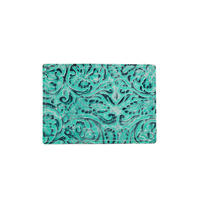 Waylon Wallet - All Embossed w/ Royston Tool-Waylon Wallet-Western-Cowhide-Bags-Handmade-Products-Gifts-Dancing Cactus Designs